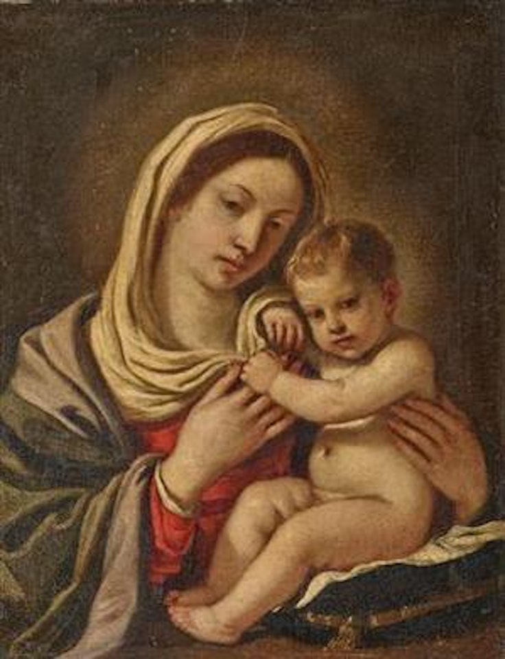 The Madonna and Child by Guercino