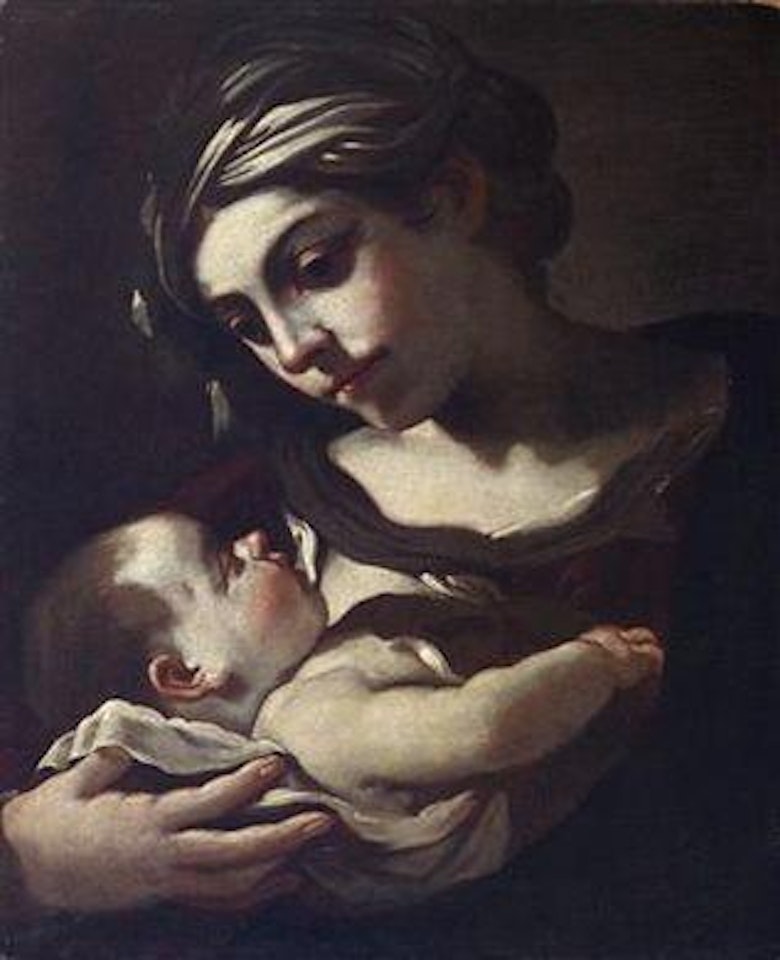 Madonna mit Kind by Guercino