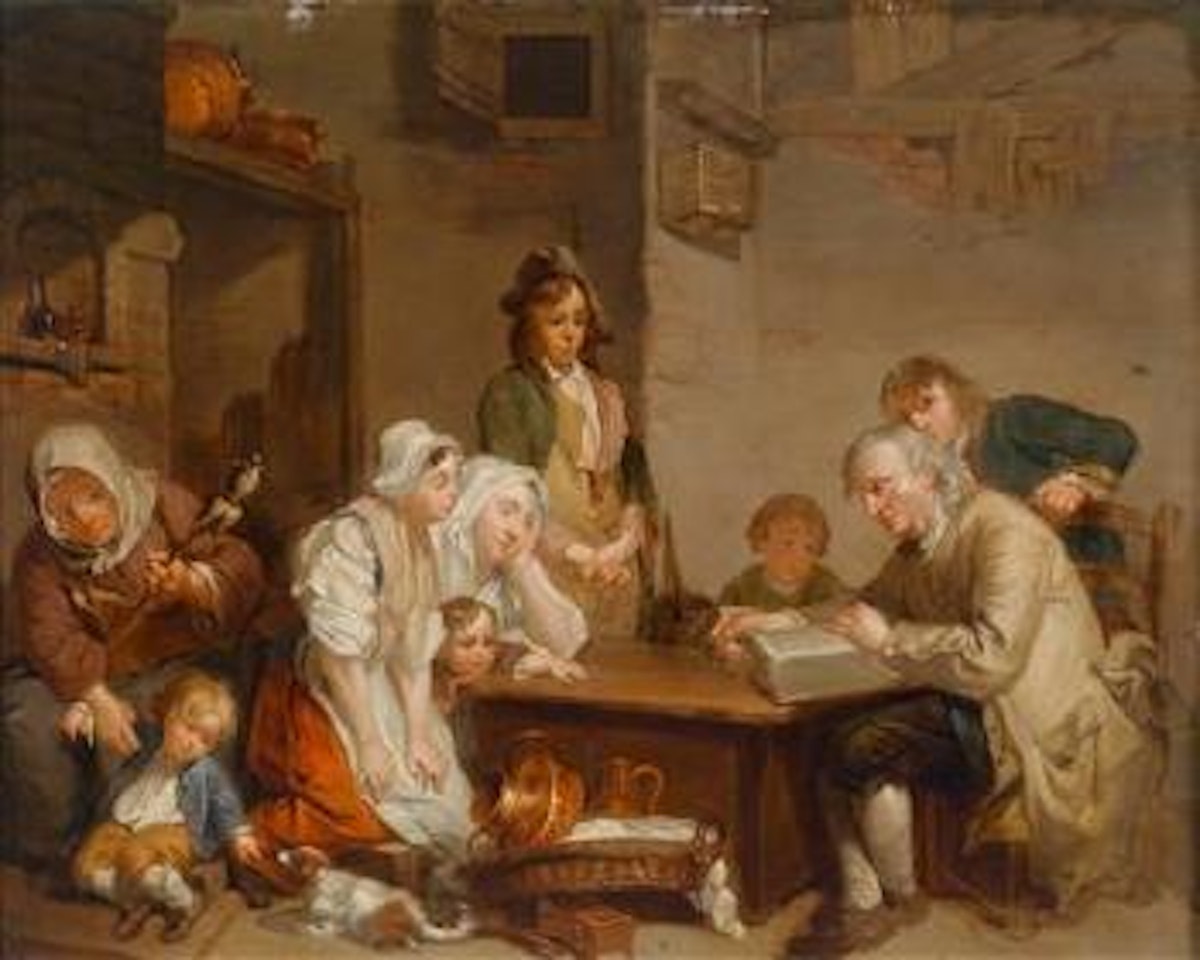 The marriage contract by Jean-Baptiste Greuze