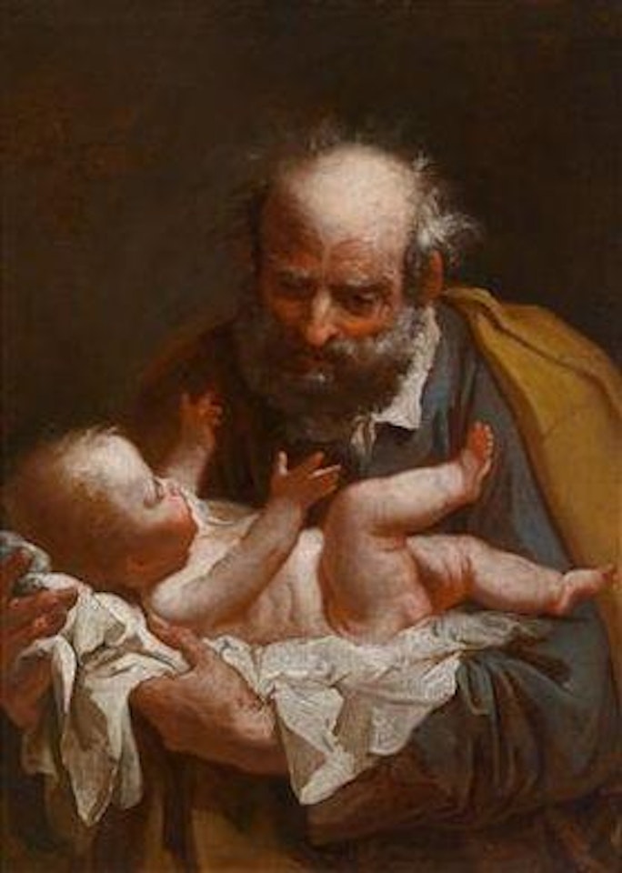 St. Joseph with the Christ Child by Ubaldo Gandolfi