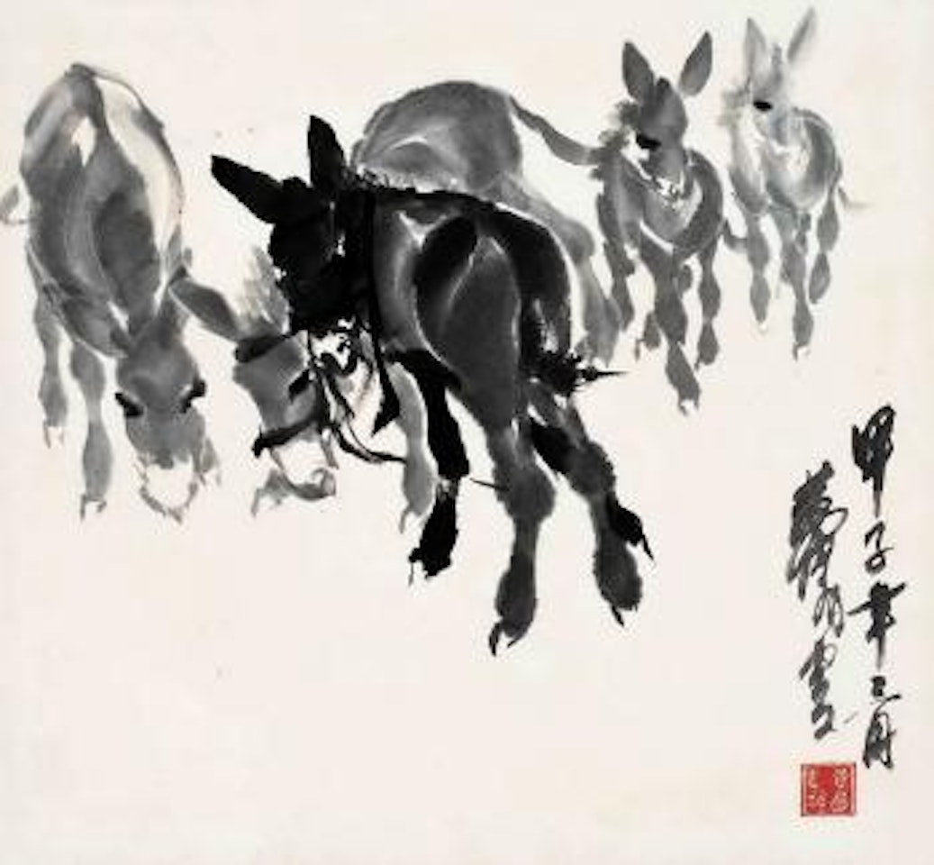 Donkeys by Huang Zhou