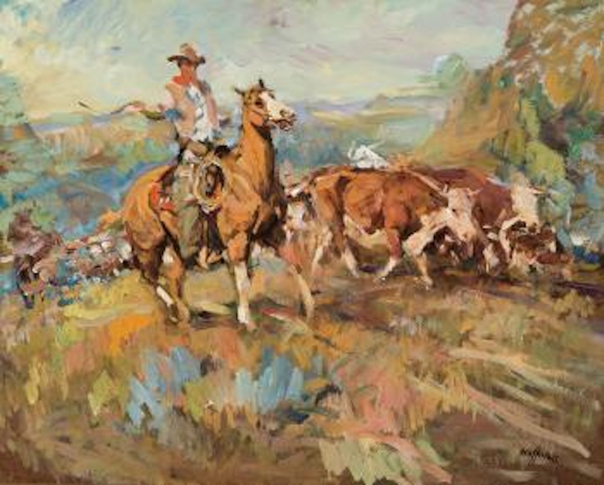 Bell Ranch wrangler by Frank B. Hoffman