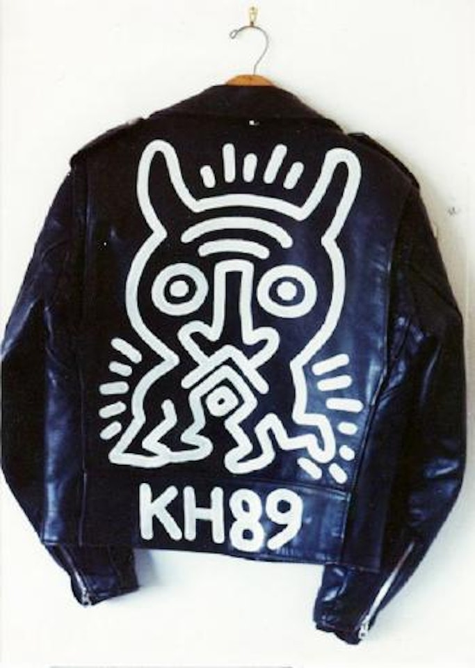 Schott brother motorcycle jacket by Keith Haring