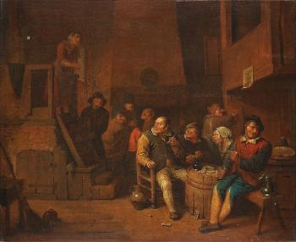 Interior from a tavern by Egbert van Heemskerk III