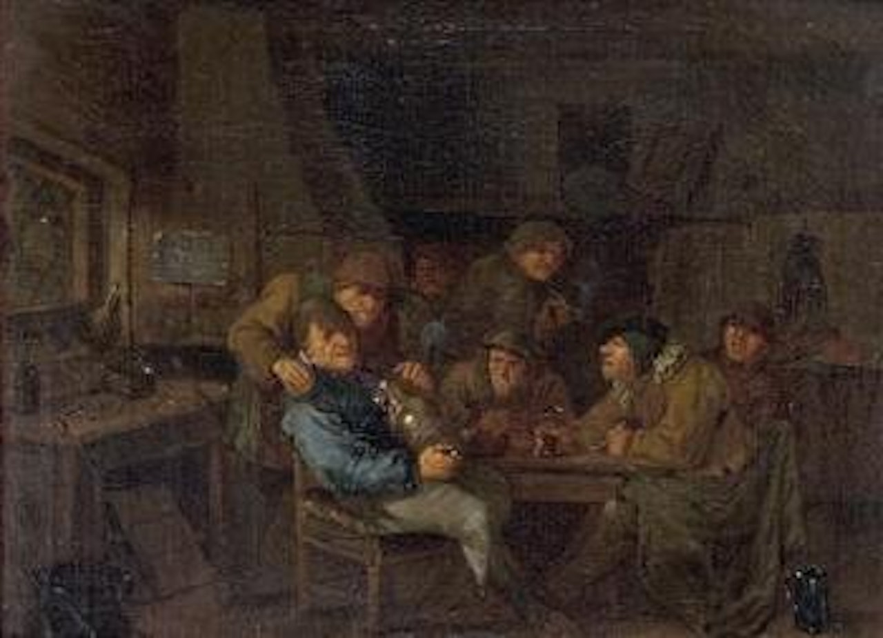 A tavern interior by Egbert van Heemskerk III