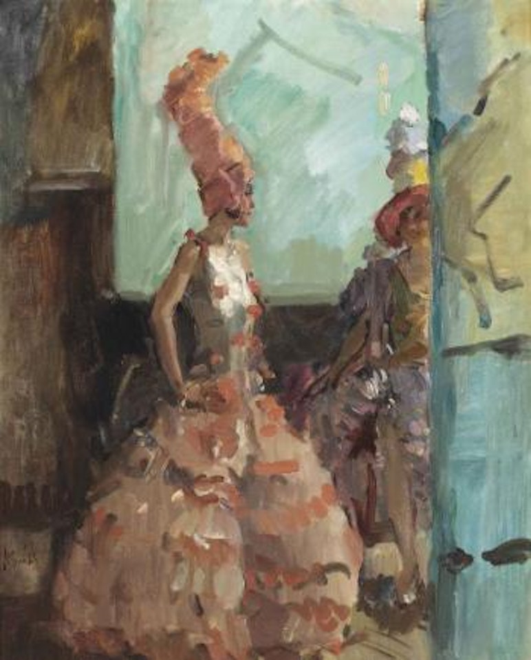 Revue girls in the Scala Theatre, The Hague by Isaac Israels