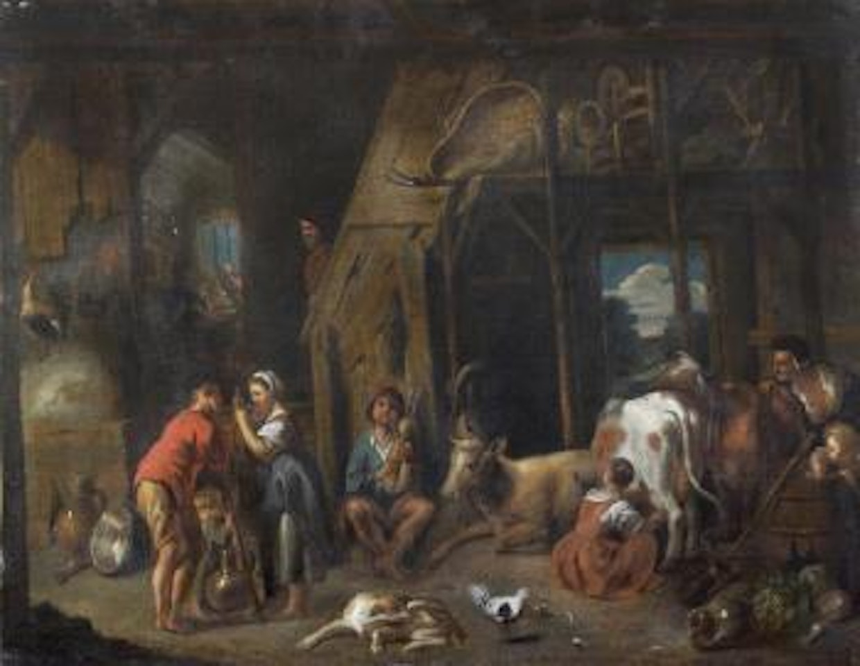 Les travaux de la ferme by Jacob Jordaens