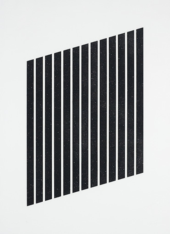 Untitled - Black composition by Donald Judd