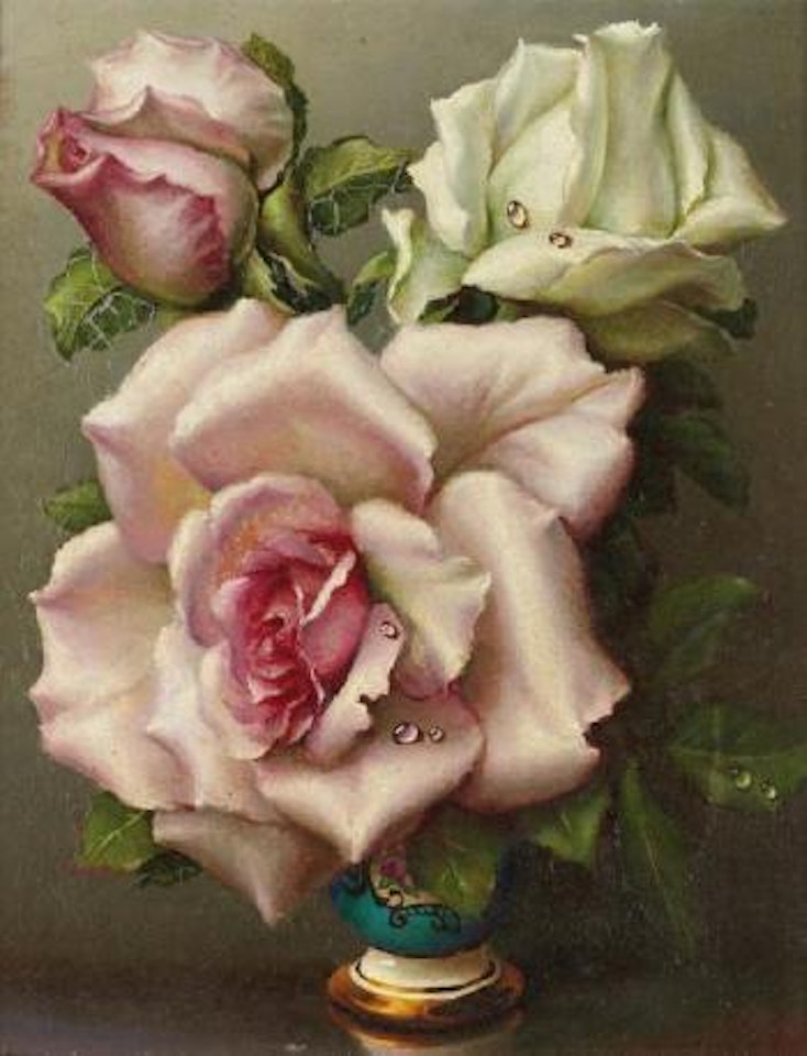 Roses et boutons de roses by Irene Klestova