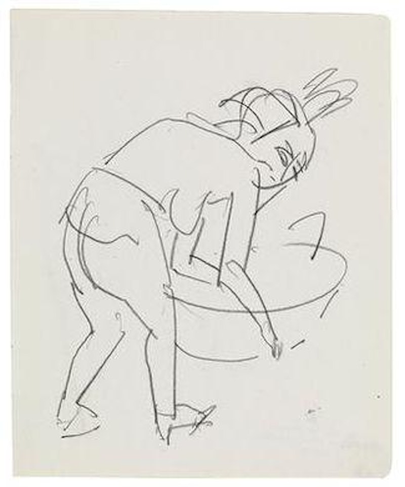 Woman Washing by Ernst Ludwig Kirchner