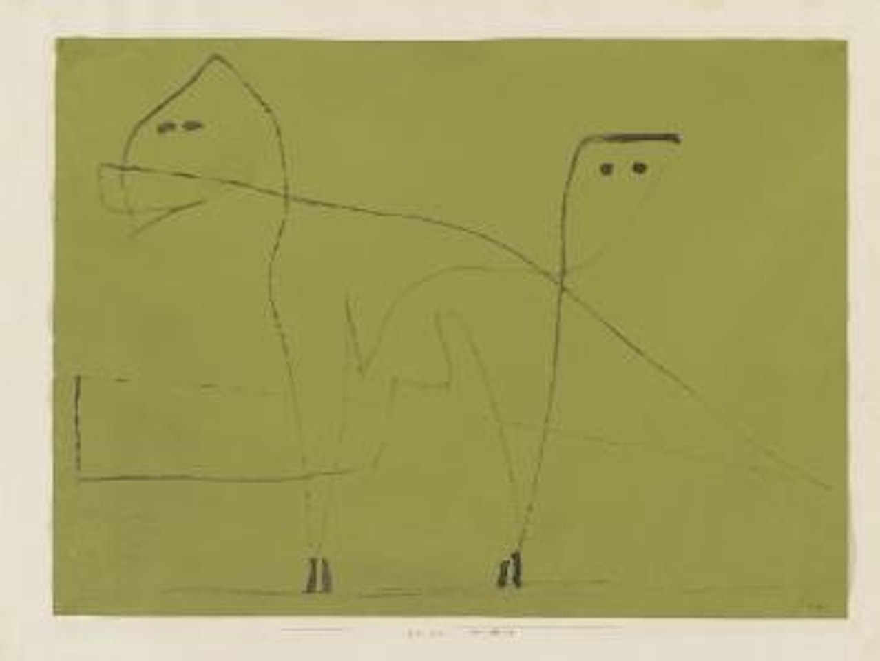 Mesalliance. 1933,16 by Paul Klee