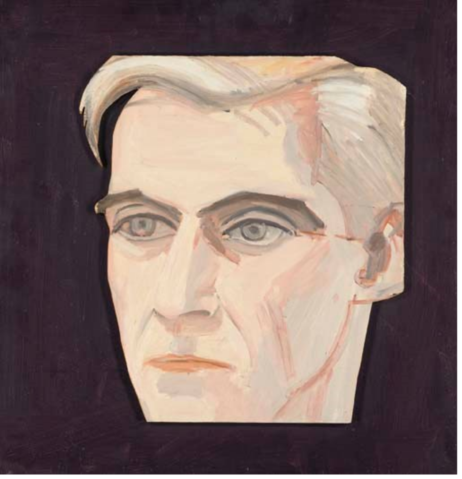Portrait of Edwin Denby by Alex Katz
