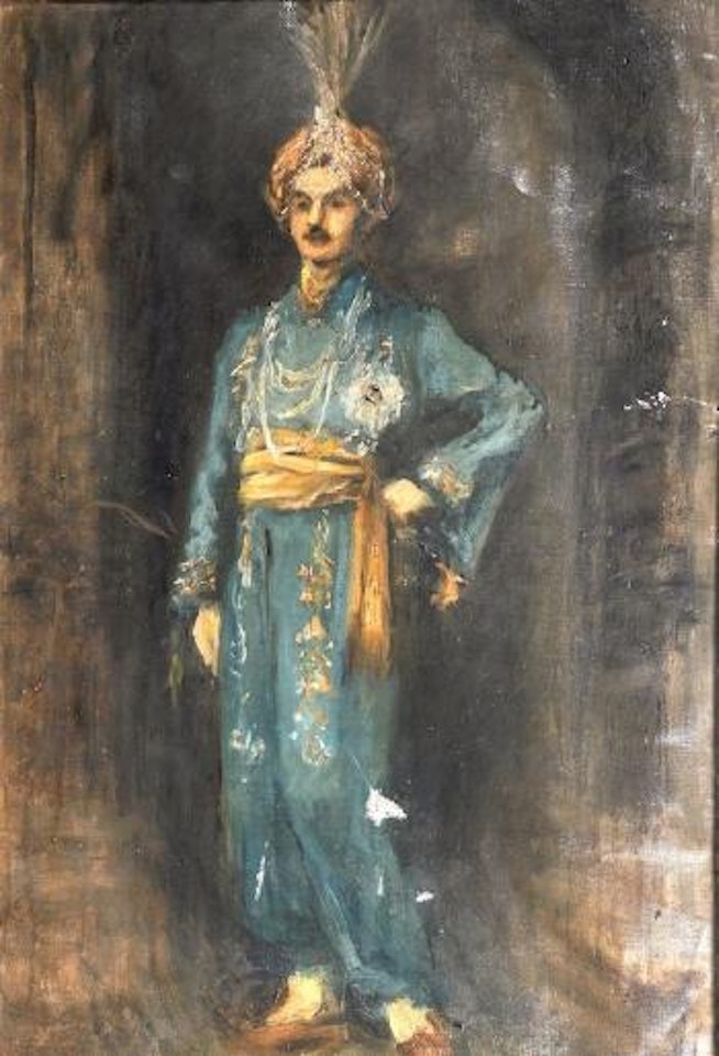 Man in an Indian Maharaja's Costume by John Lavery
