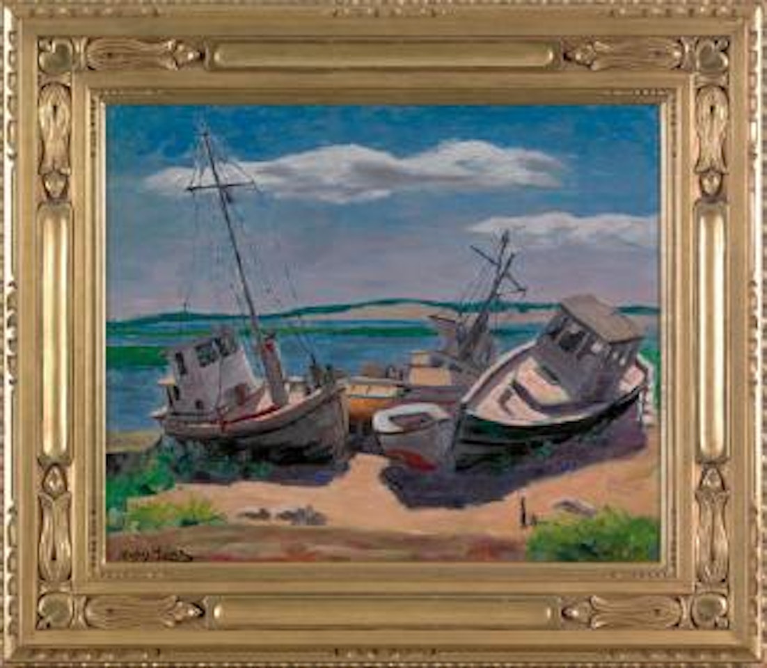 Coastal scene by Hayley Lever