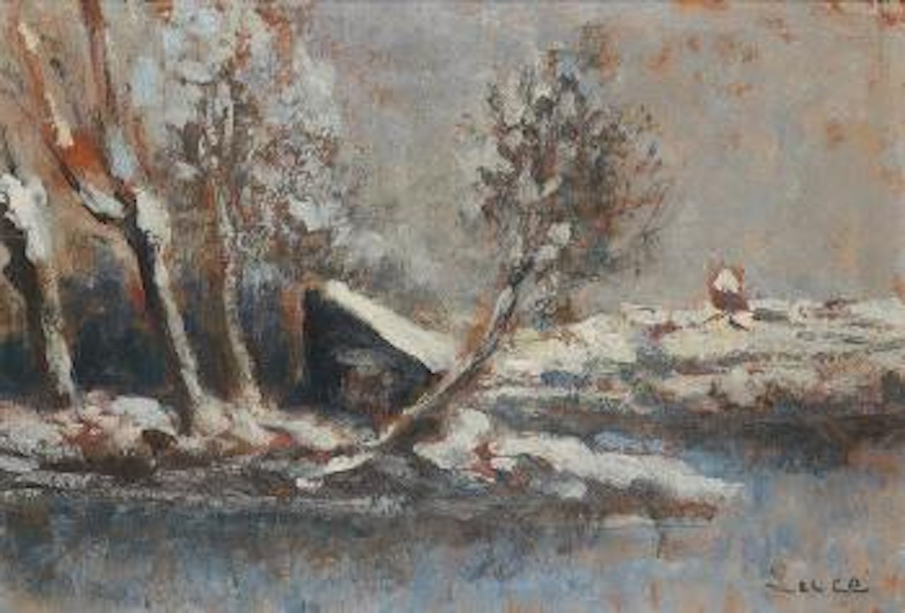 Paysage d'hiver by Maximilien Luce