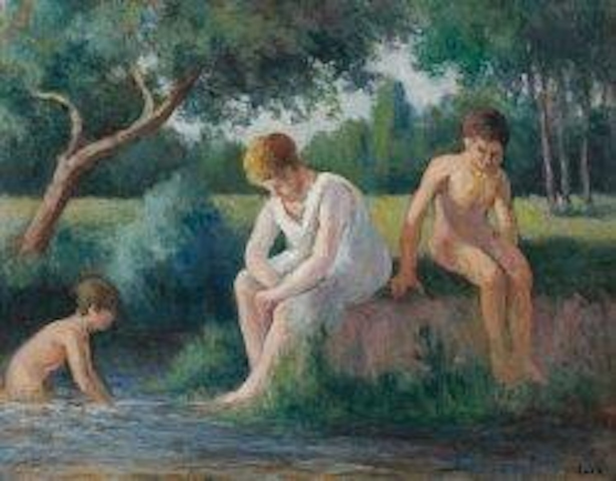 La baignade by Maximilien Luce