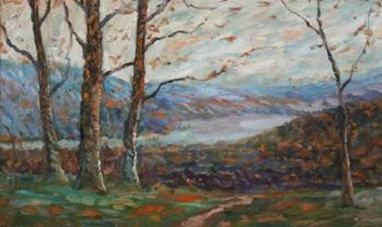 Rollerboise en automne by Maximilien Luce