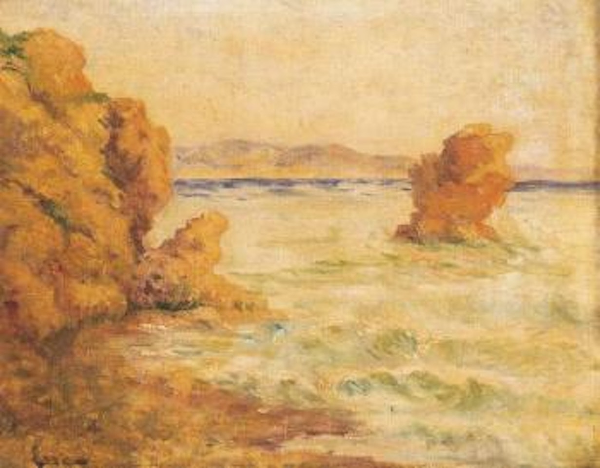 Cote rocheuse by Maximilien Luce