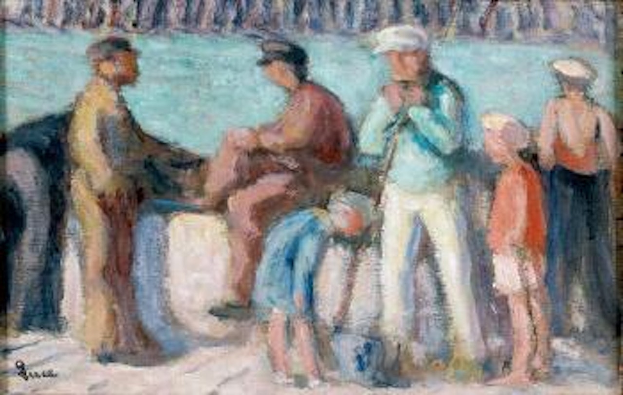 Les pêcheurs by Maximilien Luce