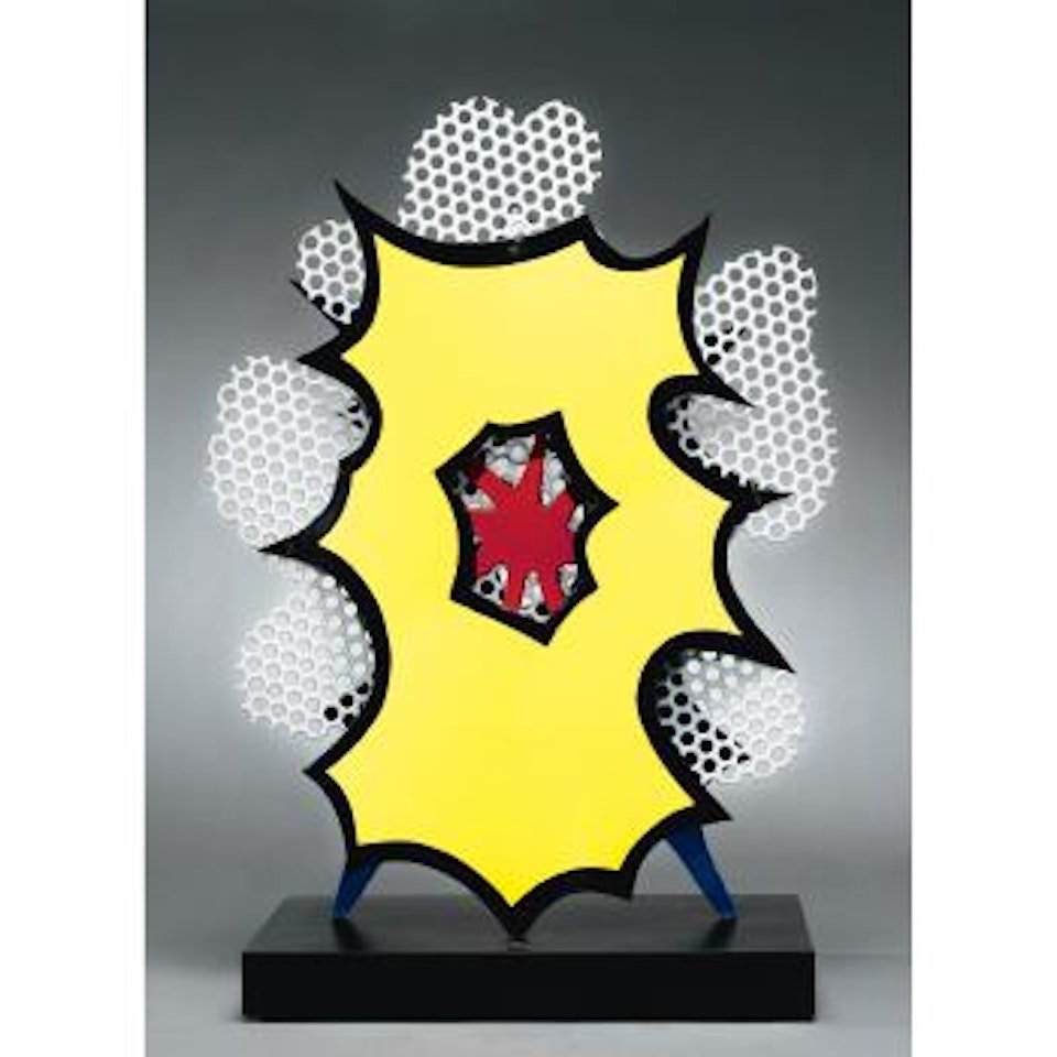 Small Explosion (Desk Explosion) by Roy Lichtenstein