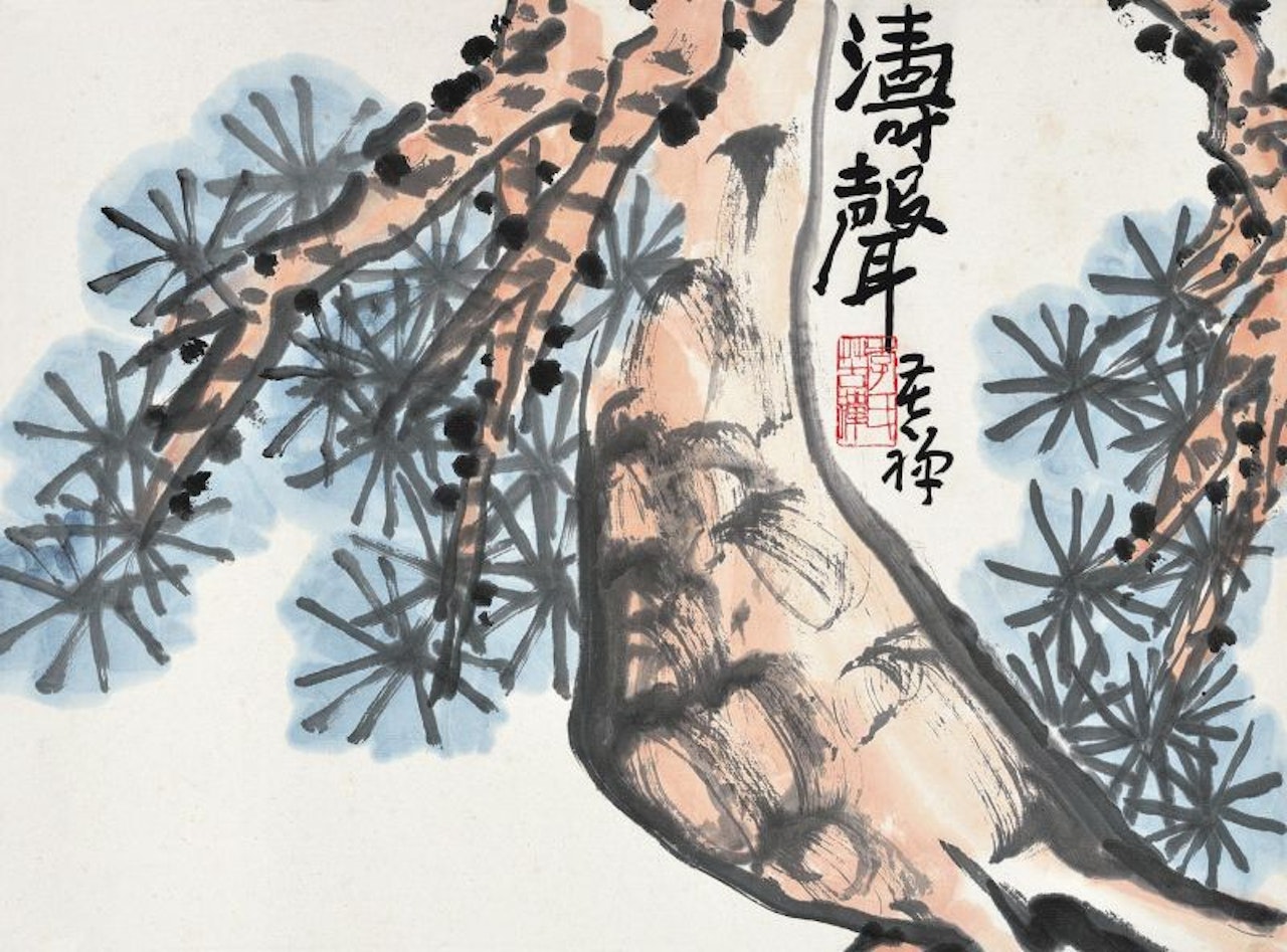 Pine tree by Li Kuchan