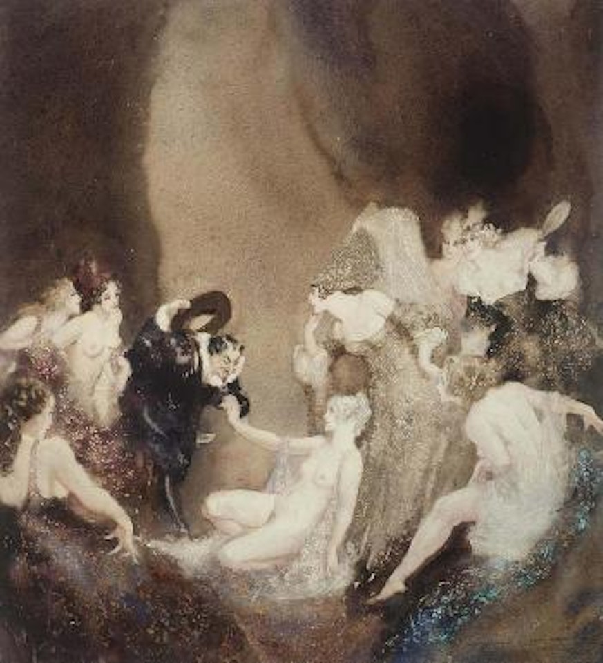 At the ball by Norman Alfred Williams Lindsay