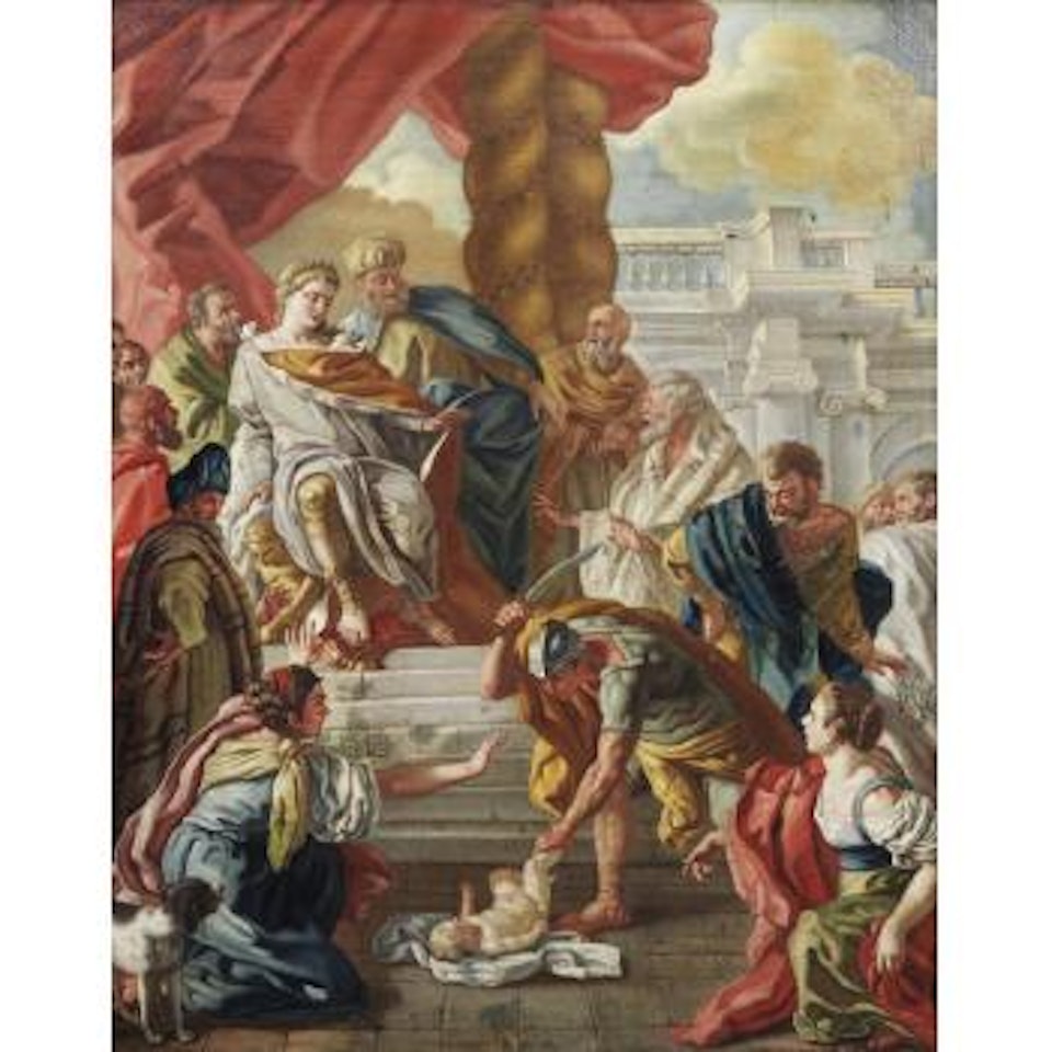 The judgment of Solomon by Francesco de Mura