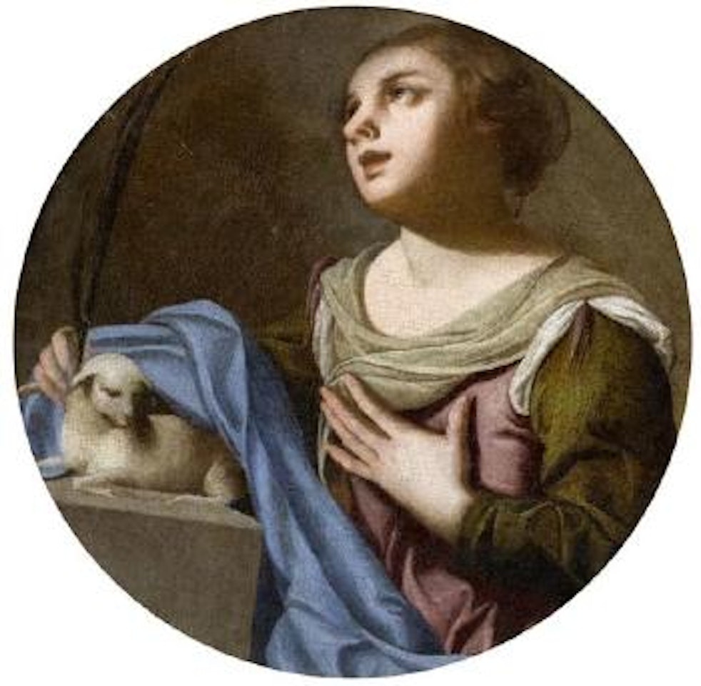 Heilige Agnes by Francesco de Mura