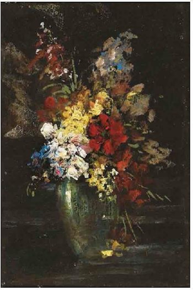 Bouquet de fleurs by Adolphe Monticelli