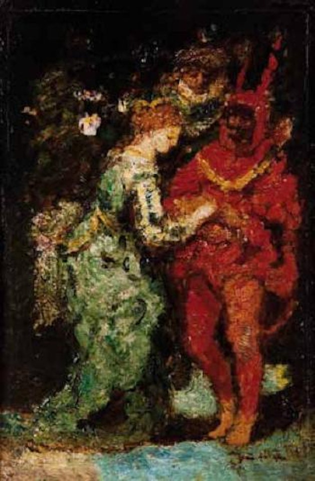 La bonne aventure by Adolphe Monticelli