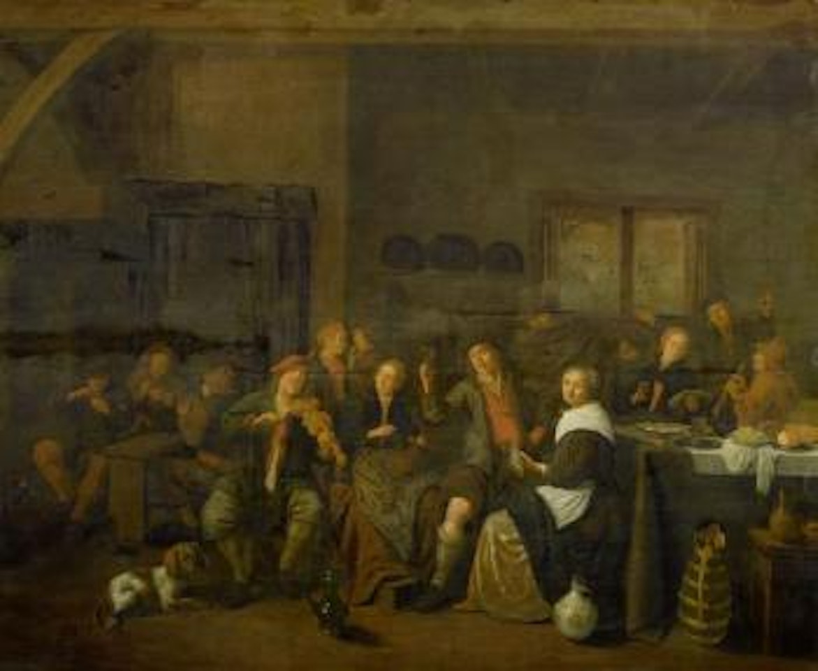 Frohe Gesellschaft by Jan Miense Molenaer