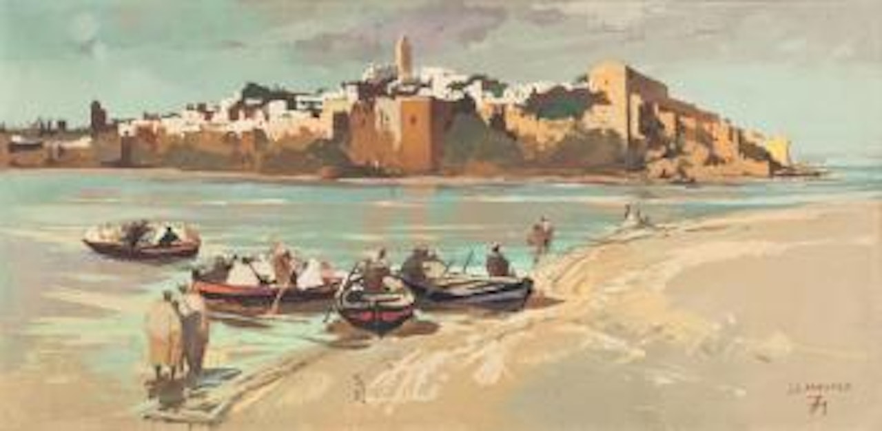 Vue des Oudayas by Jean Gaston Mantel