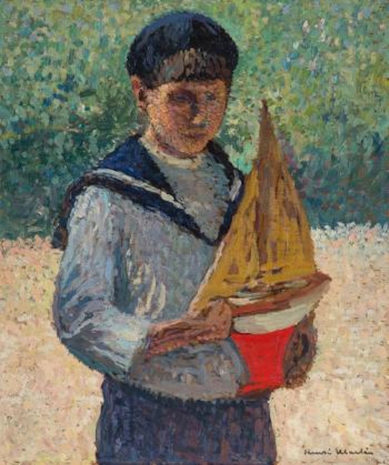 Boy with a Sailboat by Henri Jean Guillaume Martin