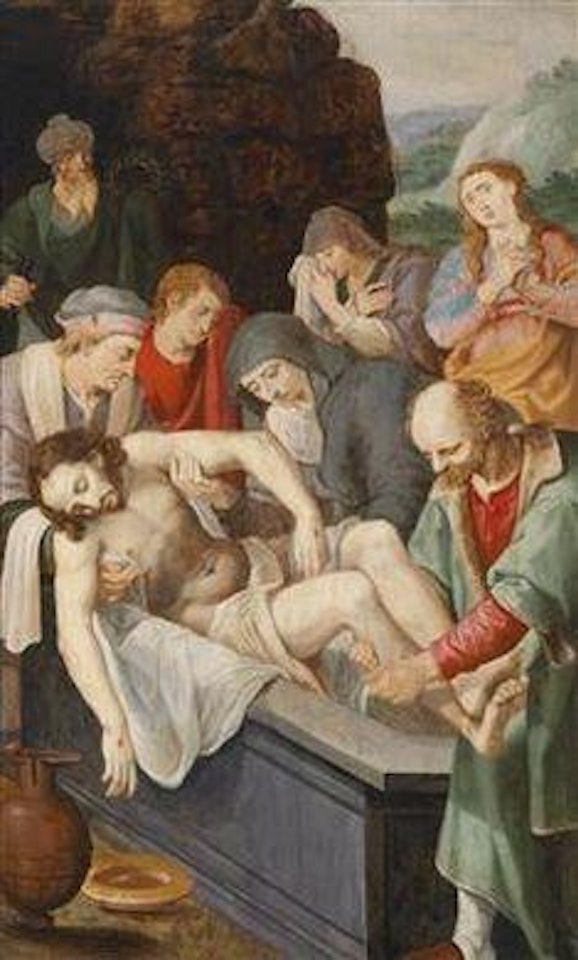 The entombment of Christ by Jan Matsys