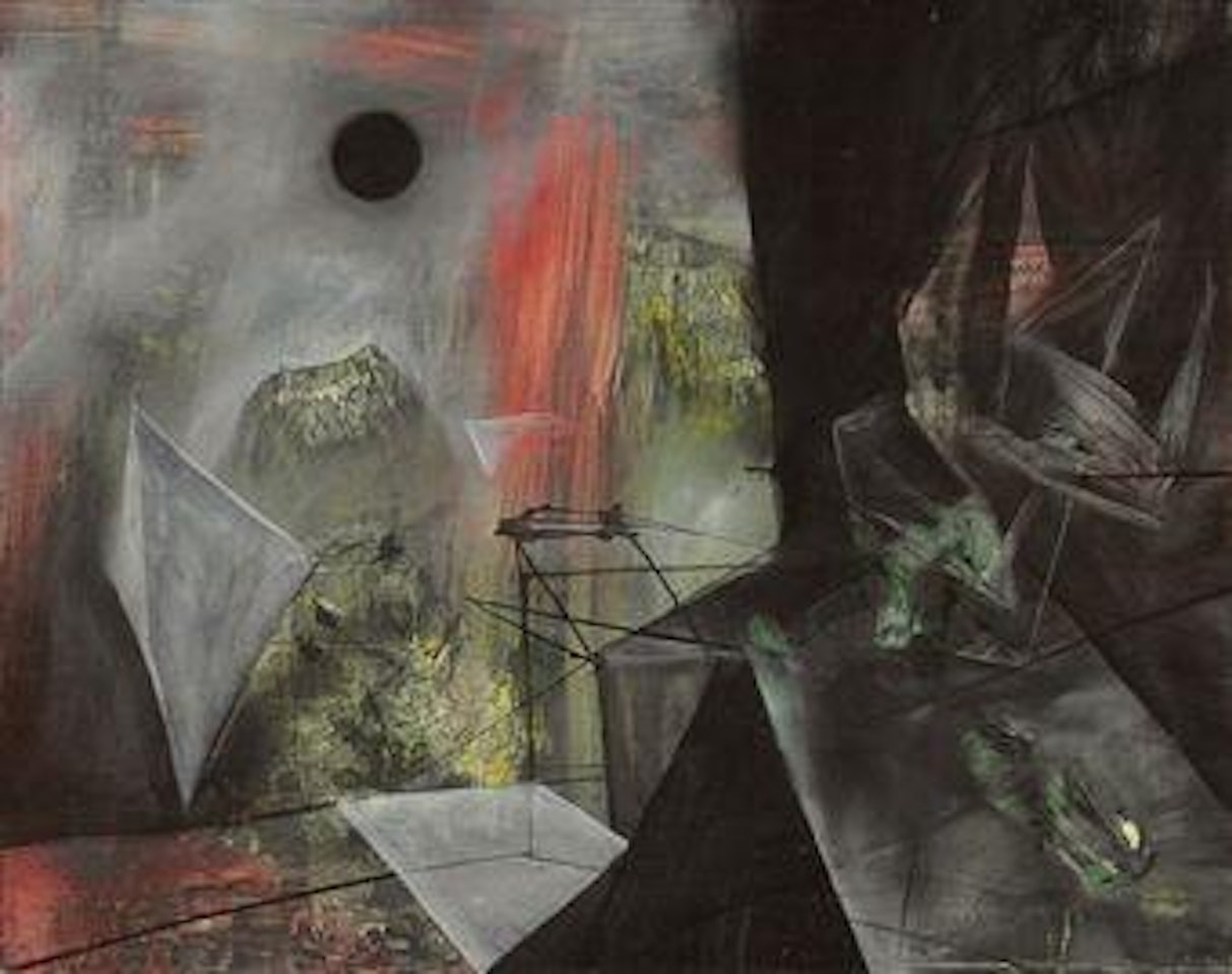 Sketch-Etude au temps du 'Le forçat de la lumière' by Roberto Matta