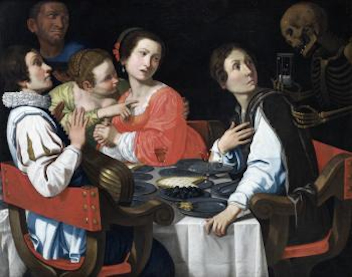 Death comes to the dinner table by Giovanni Martinelli