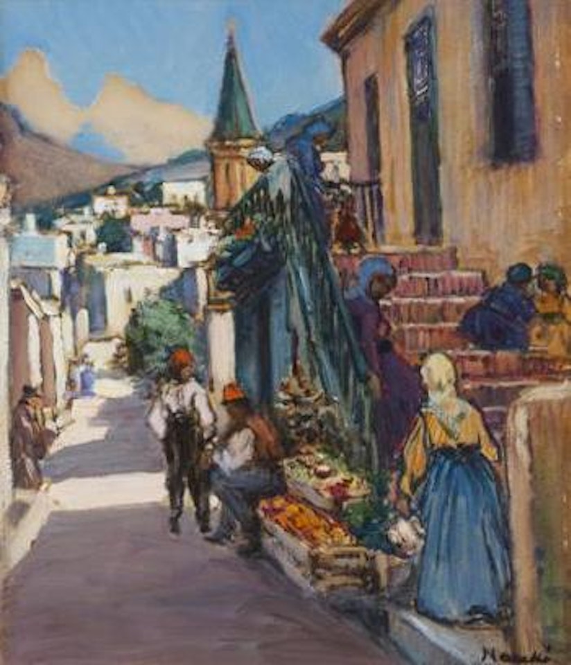 View of Chiappini Street, Pieter Hugo Naude : Auction Prices