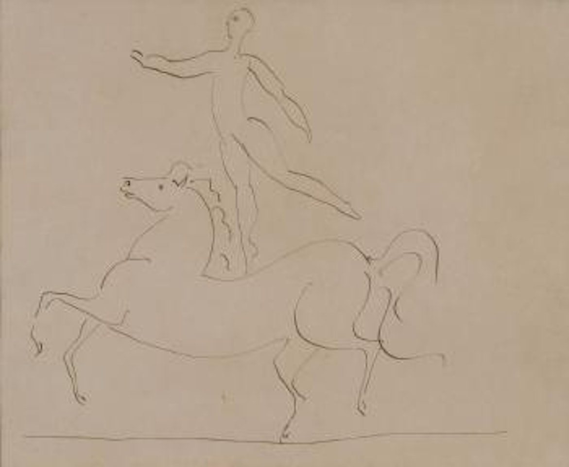 Etude pour Écuyer Nu by Pablo Picasso