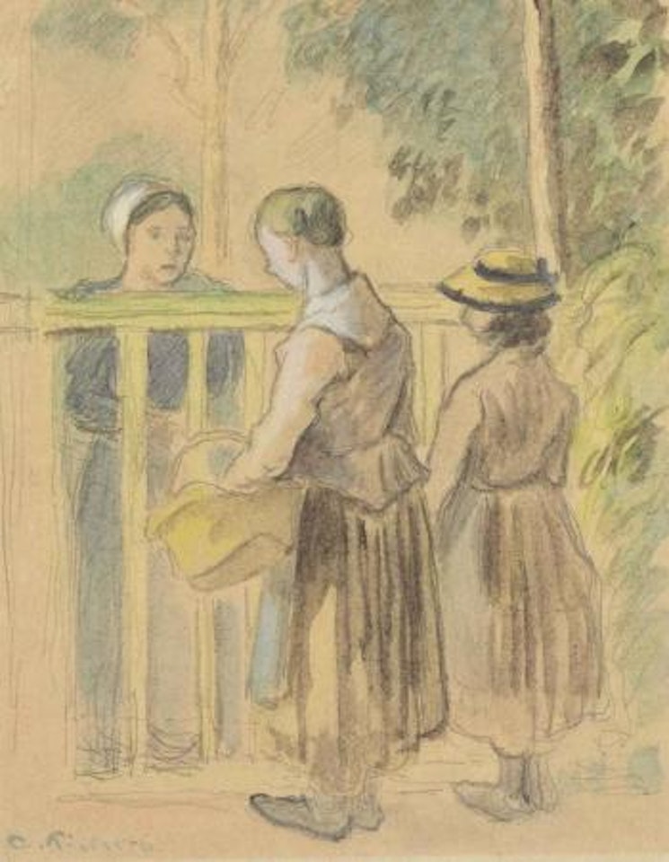 Mendiantes by Camille Pissarro