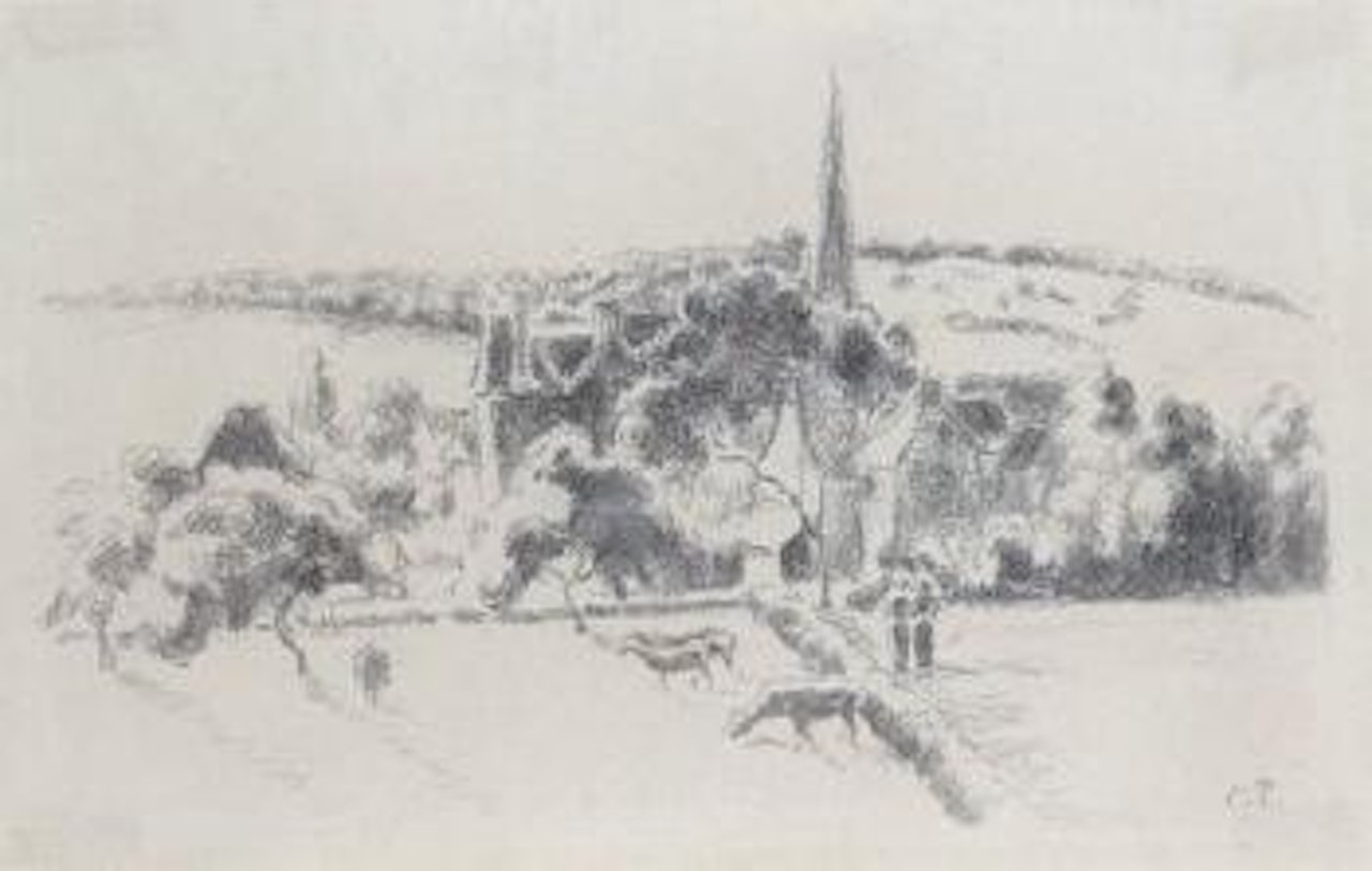 Vie d'Eragny by Camille Pissarro