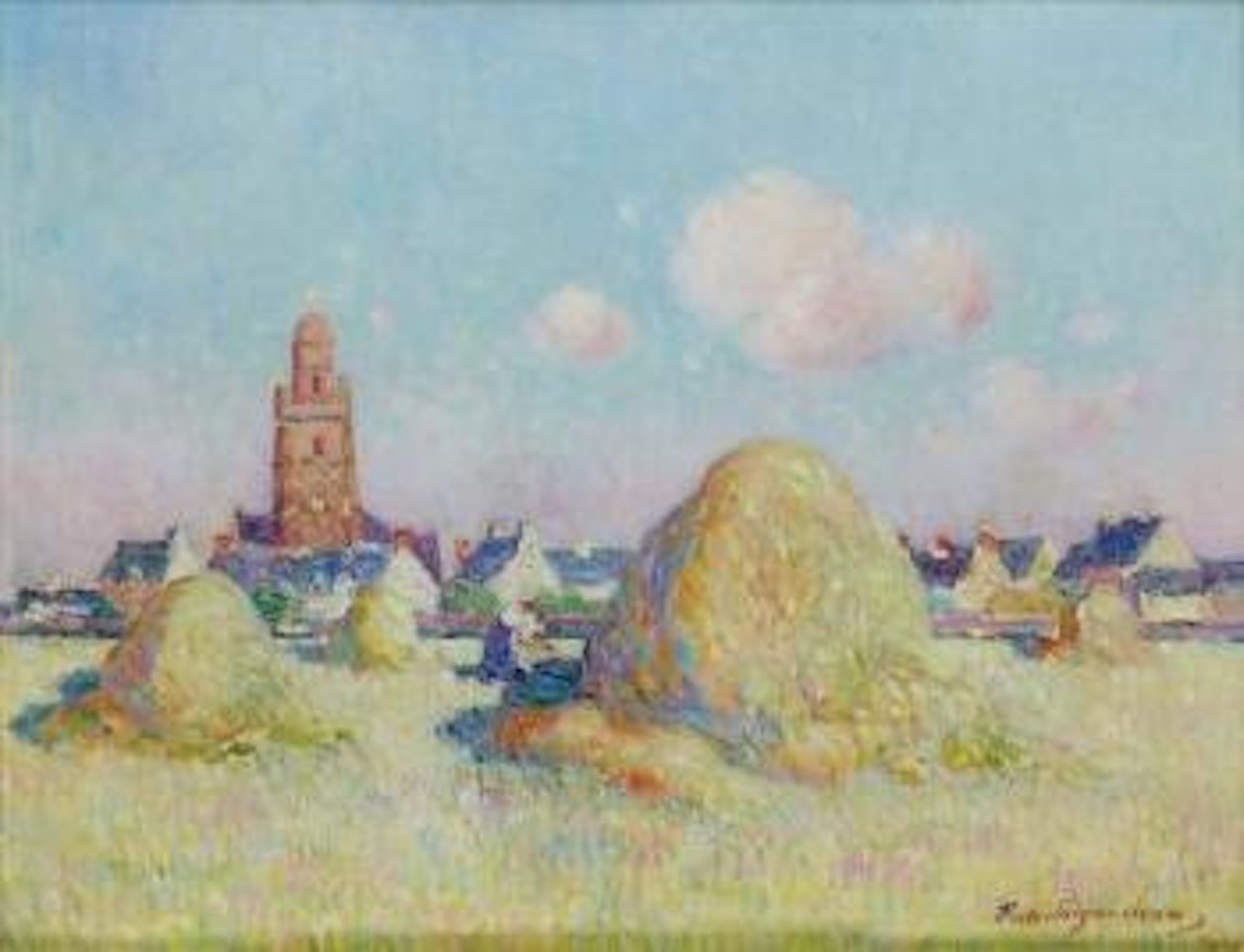 Fenaison en Bretagne by Ferdinand du Puigaudeau