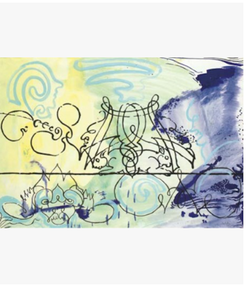 Untitled - composition by Sigmar Polke
