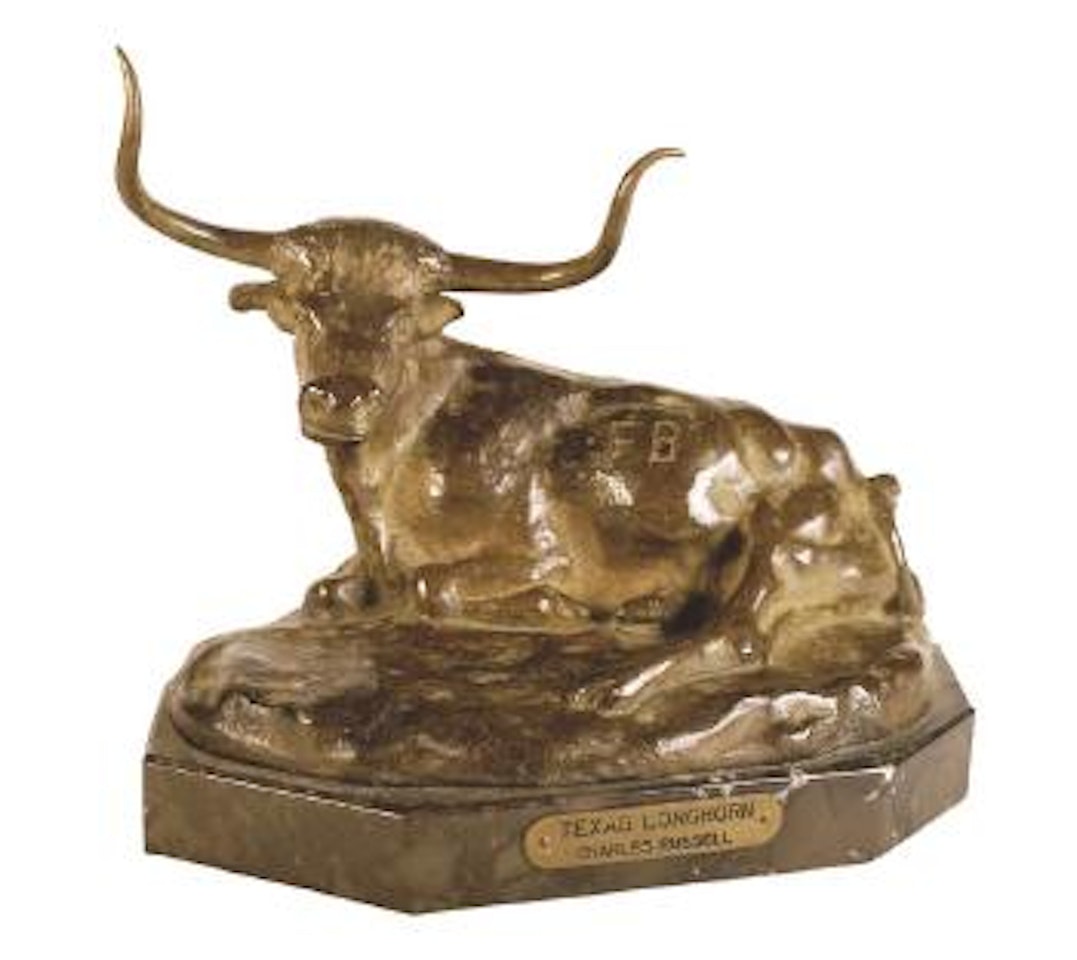 Texas Longhorn by Charles M Russell