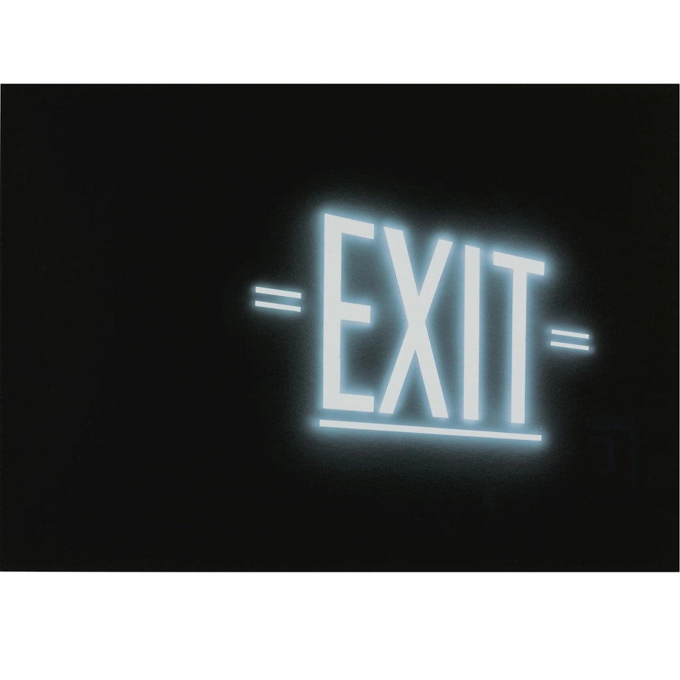 Exit by Ed Ruscha