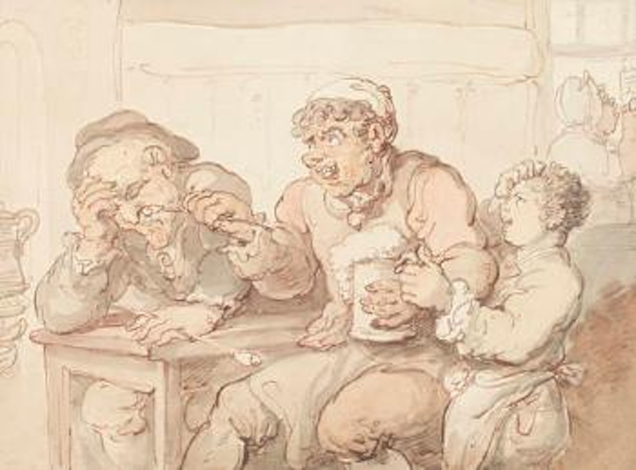 The drunken husband by Thomas Rowlandson