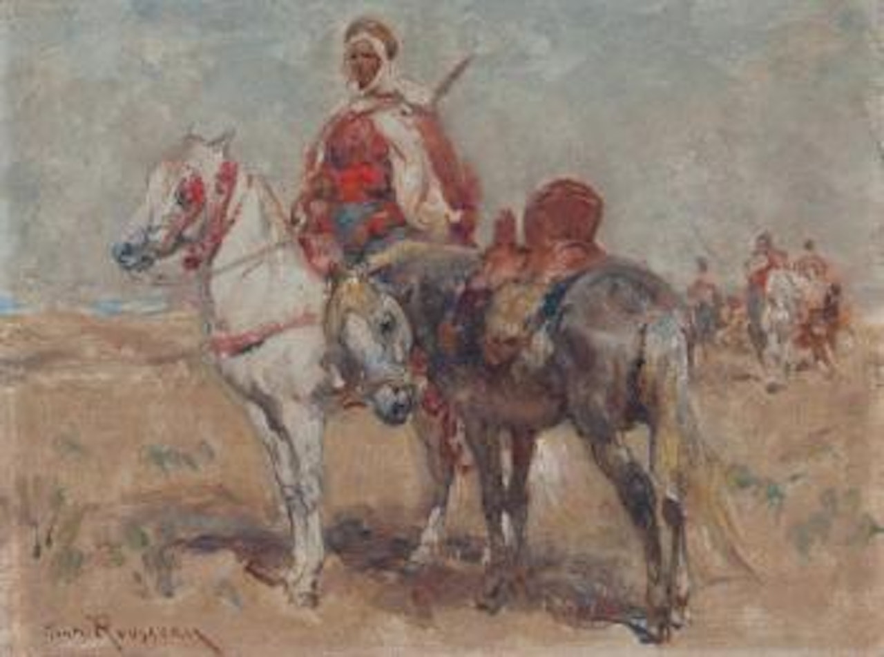 Le cavalier arabe by Henri Émilien Rousseau