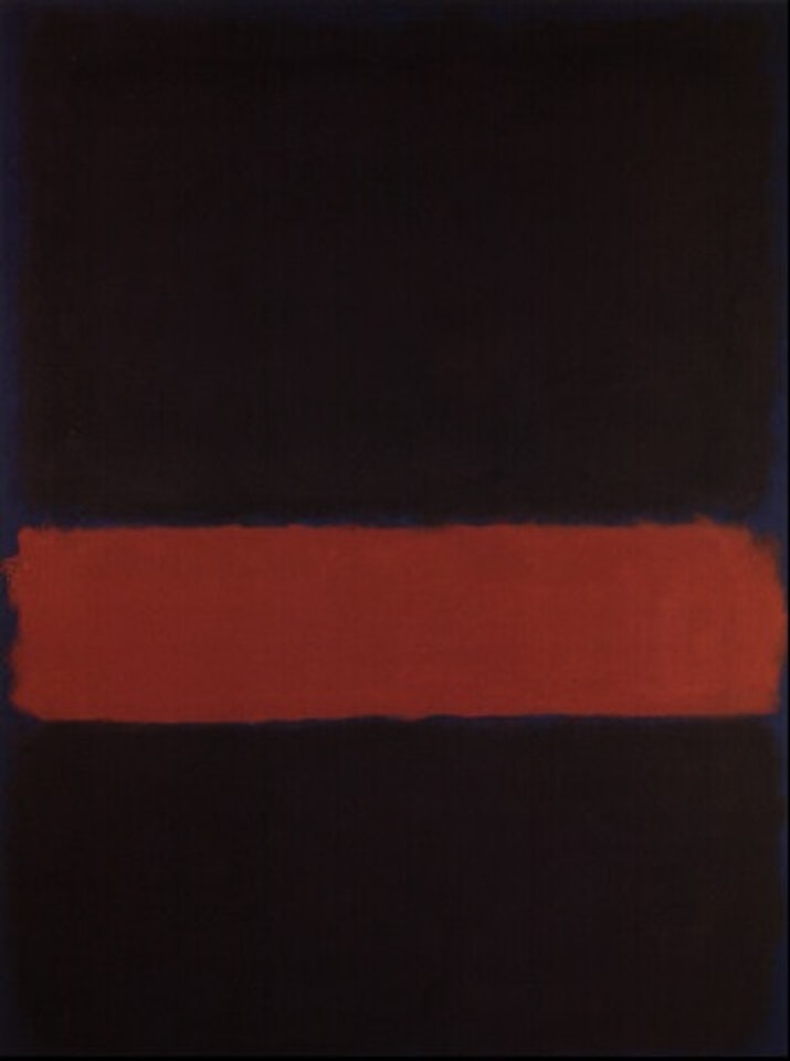 Maroon on Blue by Mark Rothko