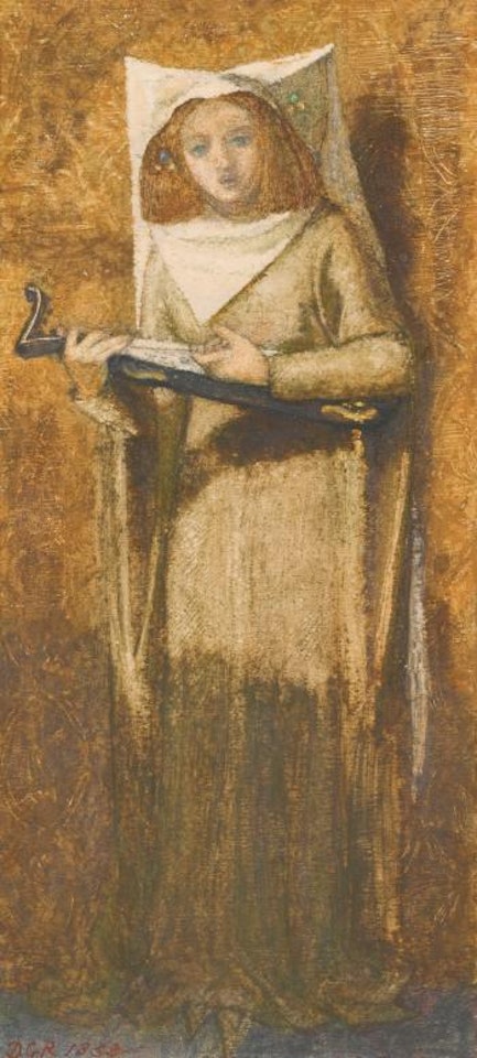 Girl Singing To a Lute by Dante Gabriel Rossetti