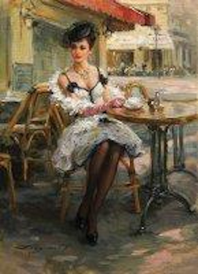 Une Parisienne by Constantin Razoumov