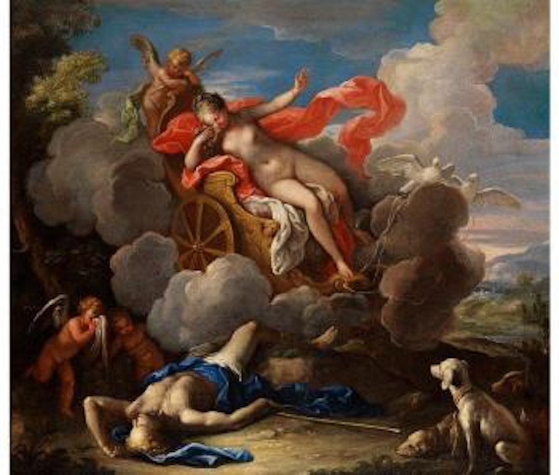 Venus Trauert Um Adonis by Sebastiano Ricci